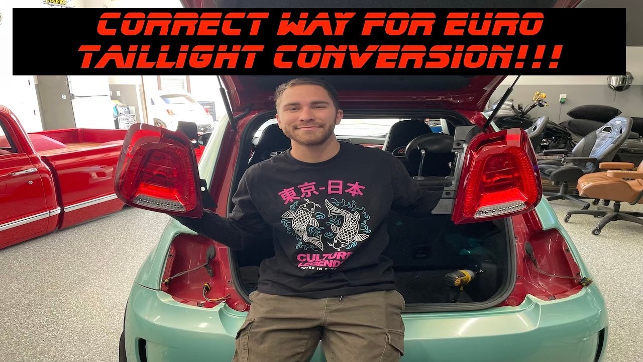 Fiat 500 Abarth Euro Taillight Conversion/Install (The Correct Way!)
