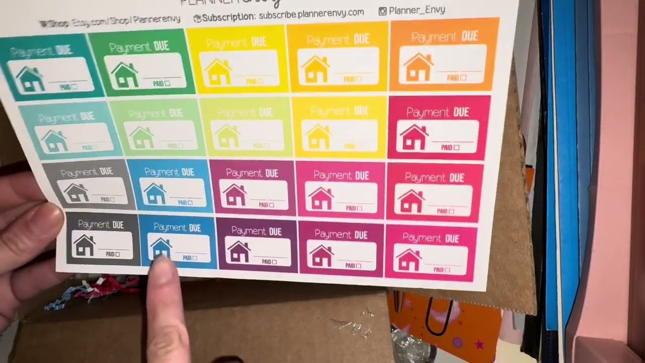 Planner envy overstock box unboxing (Jan)