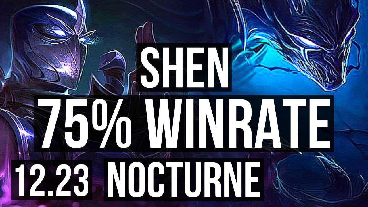 SHEN vs NOCTURNE (TOP) | 75% winrate, 4/2/11 | KR Diamond | 12.23