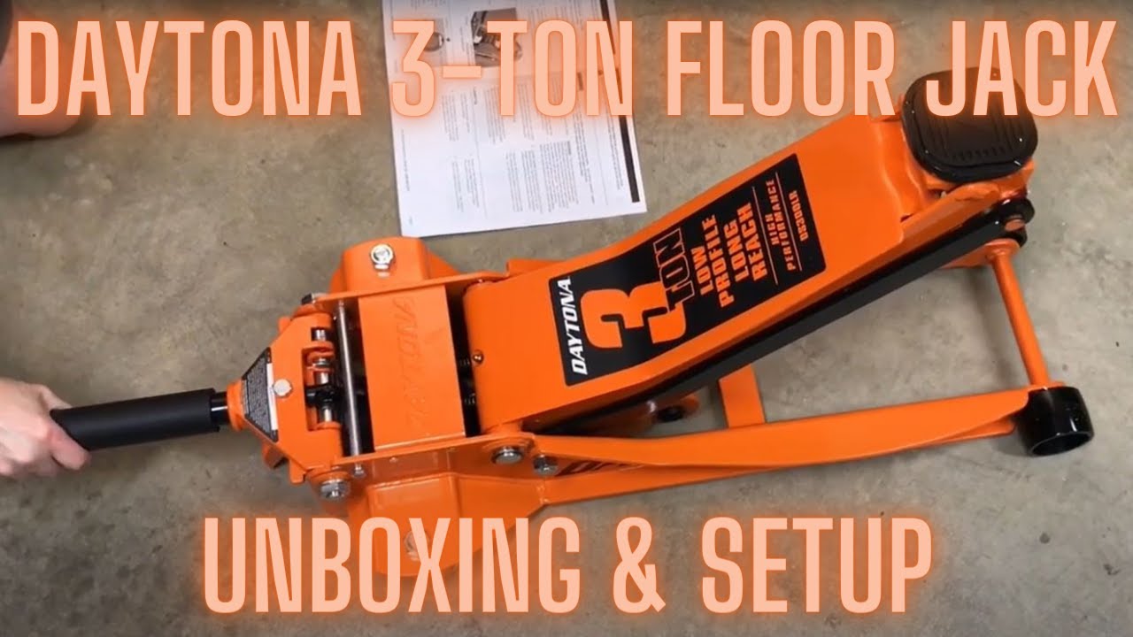 Unboxing, setup & bleed of Daytona 3-ton floor jack