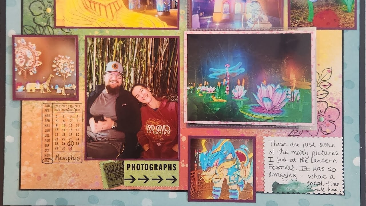 12 photos, one page!  Last of my pictures from the Lantern Festival 