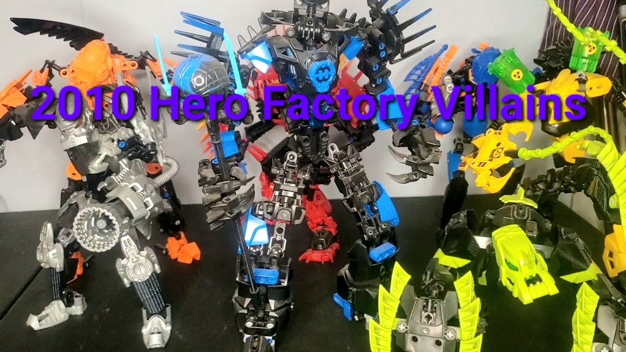 Me vs Lego: Hero Factory 2010 Villains