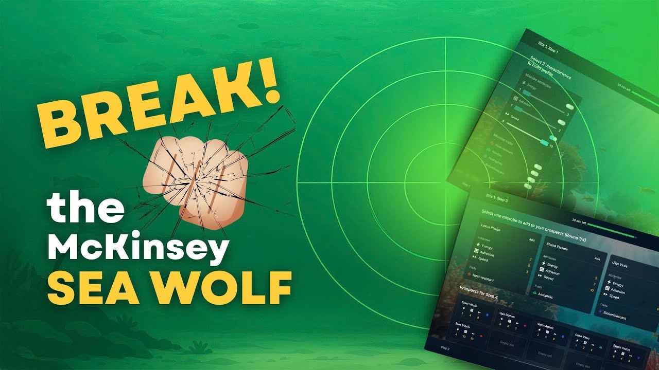 McKinsey Solve 2025: SEA WOLF - Full Tutorial
