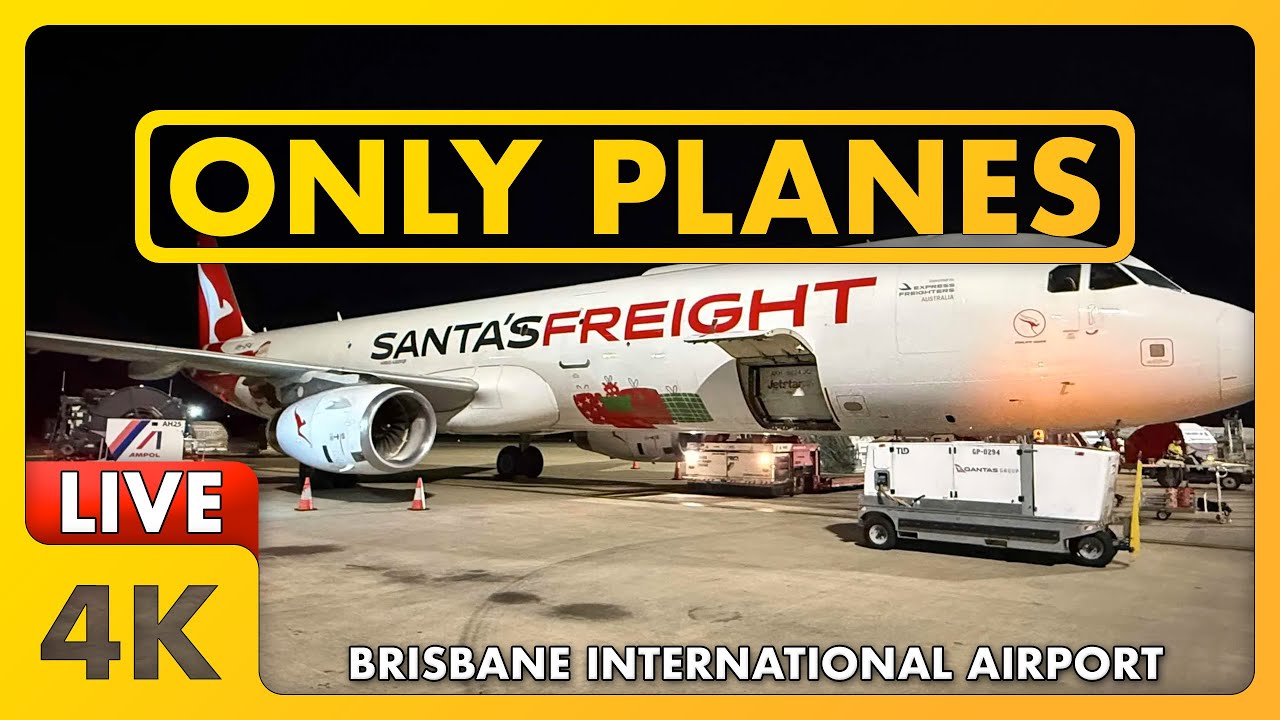🔴 LIVE Plane Spotting @ Brisbane Airport w/ James, Matty + ATC ✈️🌇🌙