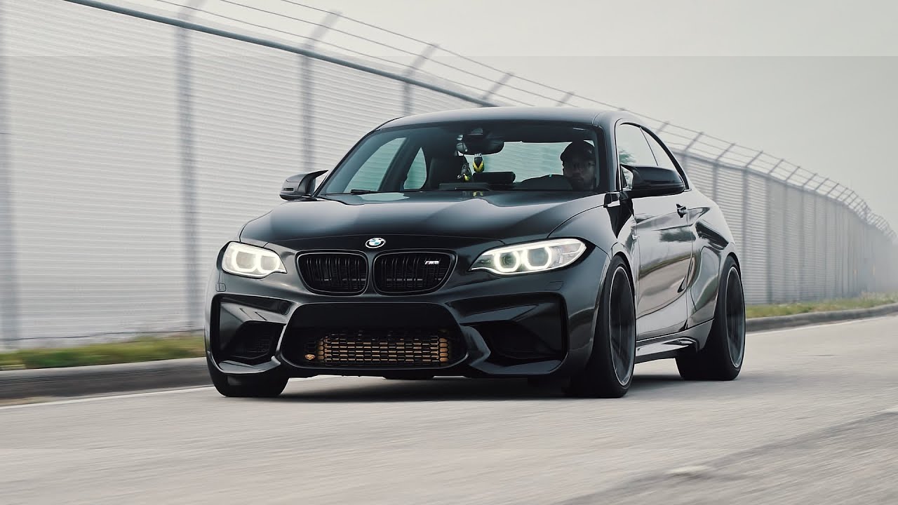 Установка заниженных пружин на мой BMW M2 (есть ли разница?)