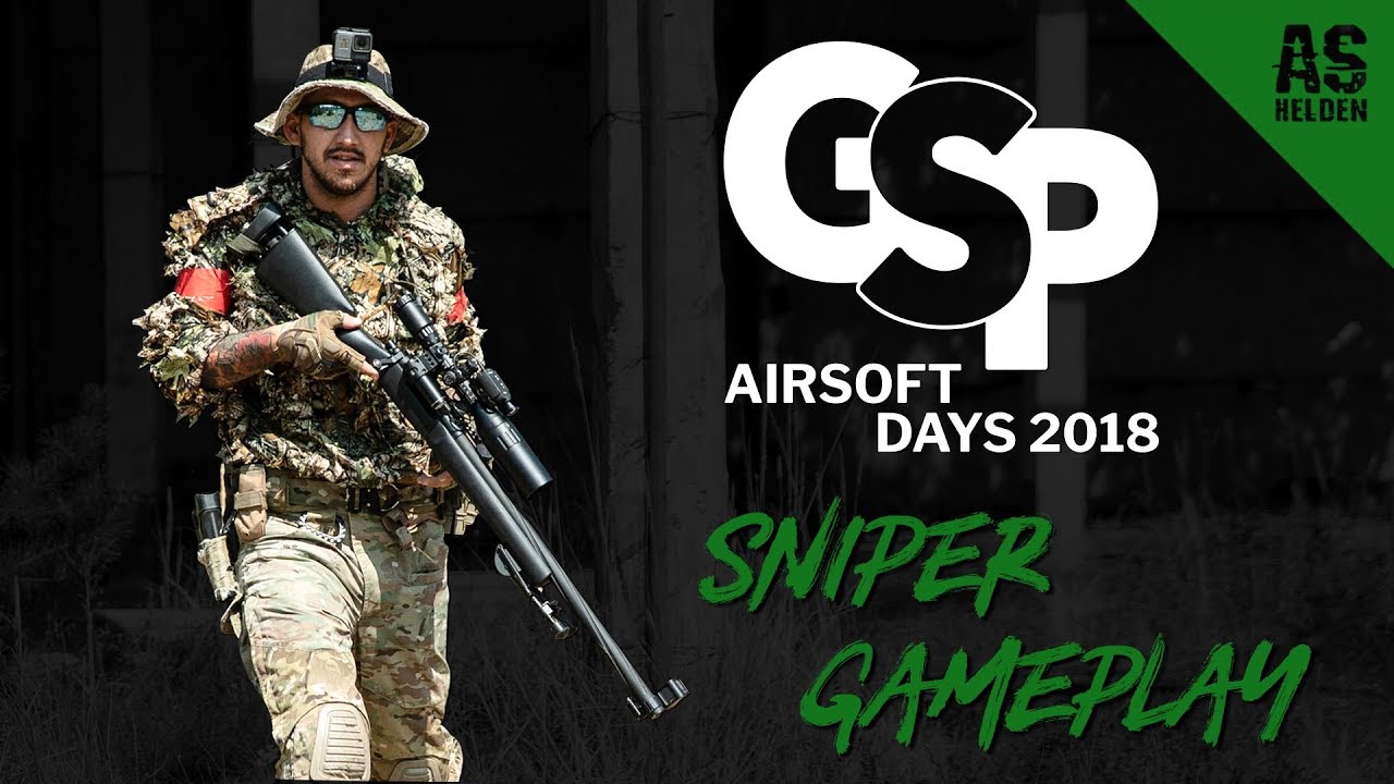 Airsoft SNIPER Gameplay! GSP Airsoftdays 2018