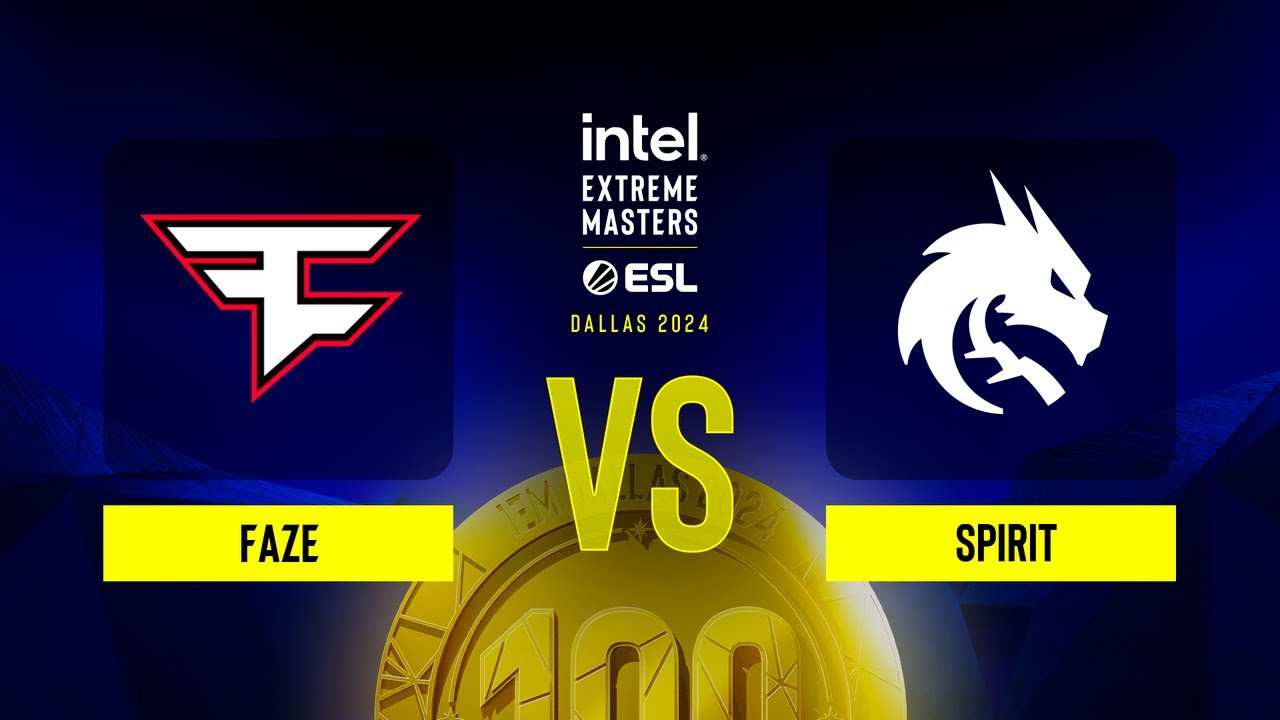 FaZe vs. Spirit - IEM Dallas 2024 - Group B