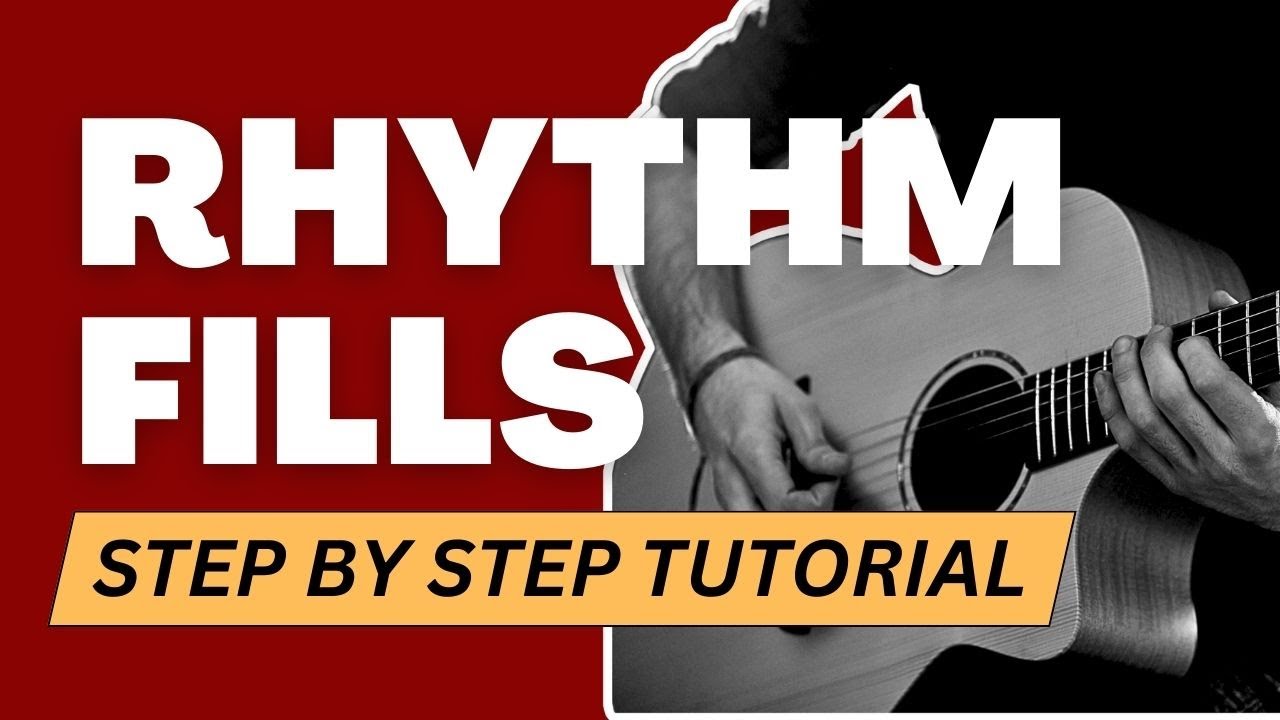 How To Play RHYTHM FILLS Between CHORDS [Beginner Tutorial]