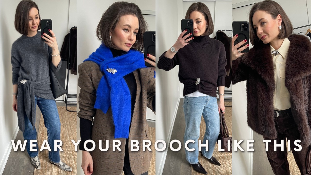 10 WAYS TO STYLE A BROOCH
