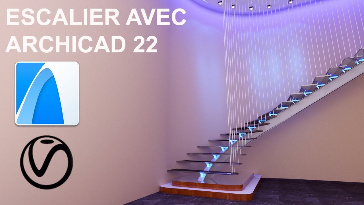 REALISER UN ESCALIER EN ARCHICAD 22