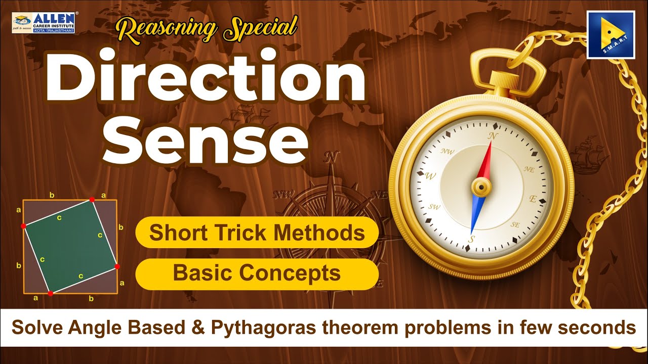 Direction Sense Tricks | Reasoning Tricks and Shortcuts | Episode - 01