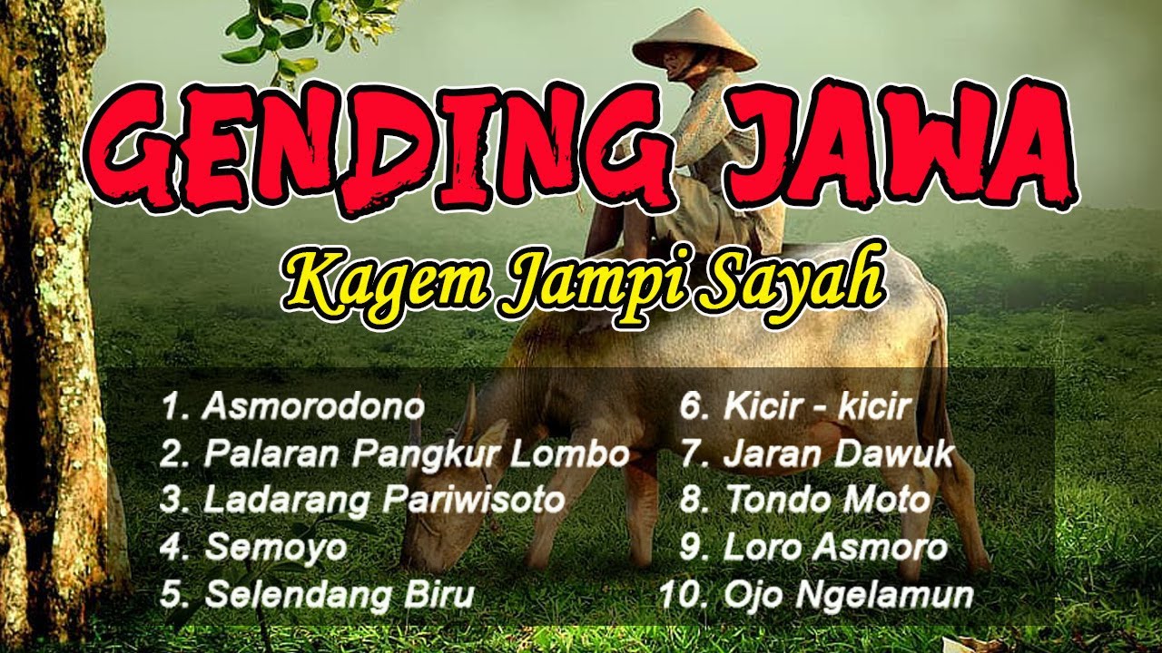 Gending Jawa Klasik Kagem Jampi Sayah, Midangetaken Sinambi Leyeh leyeh