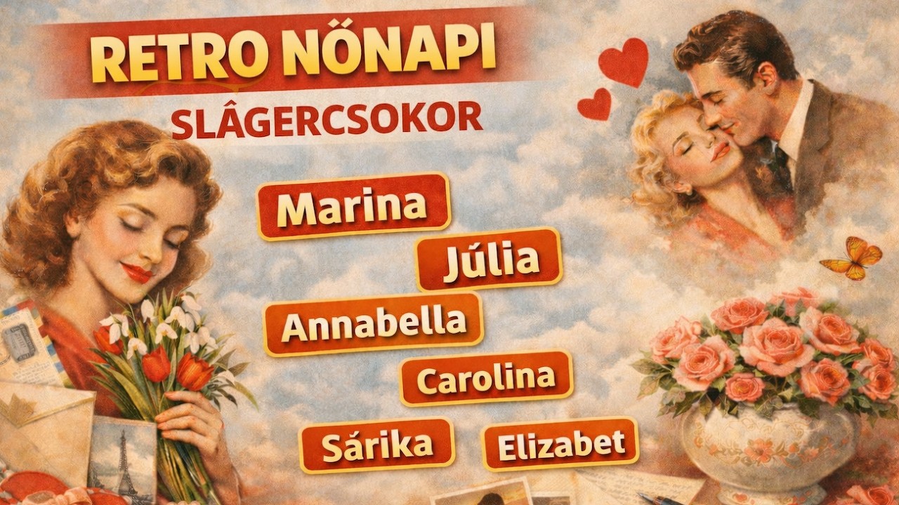 Nőnapi Retro Slágerek 🌷 | Marina, Júlia, Annabella és még sokan mások