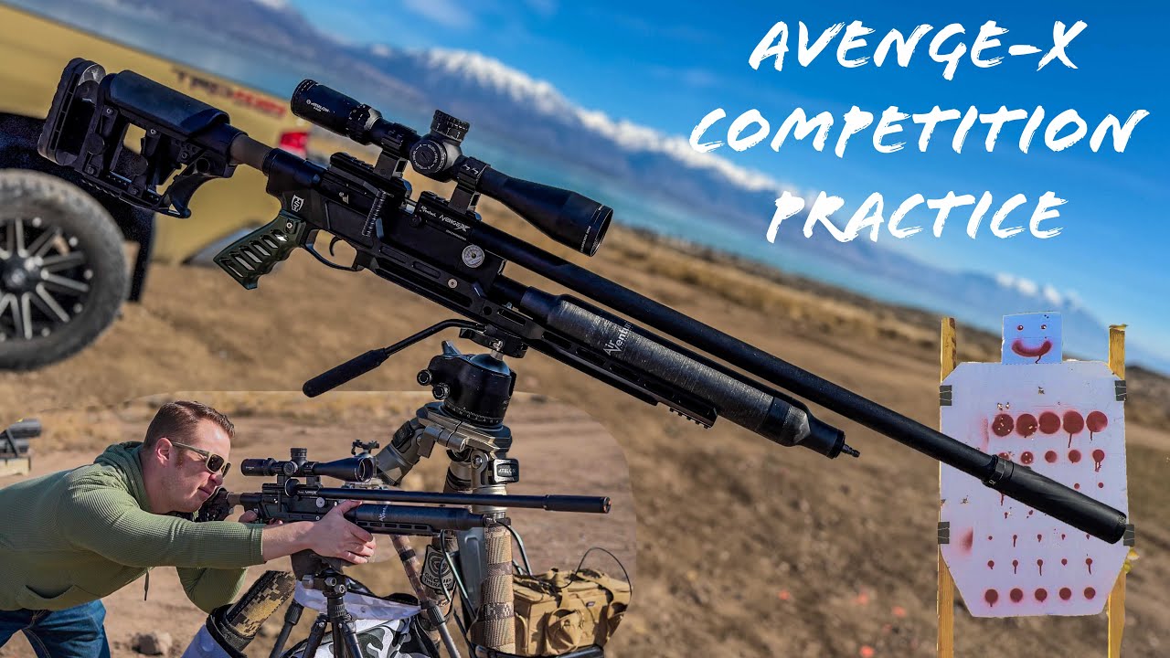 Avenge-X Goes HARD On Tank Traps | Practicing Positional Shooting With An Airgun