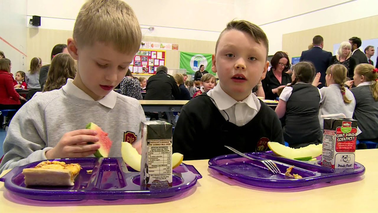 Free school meals now on the menu