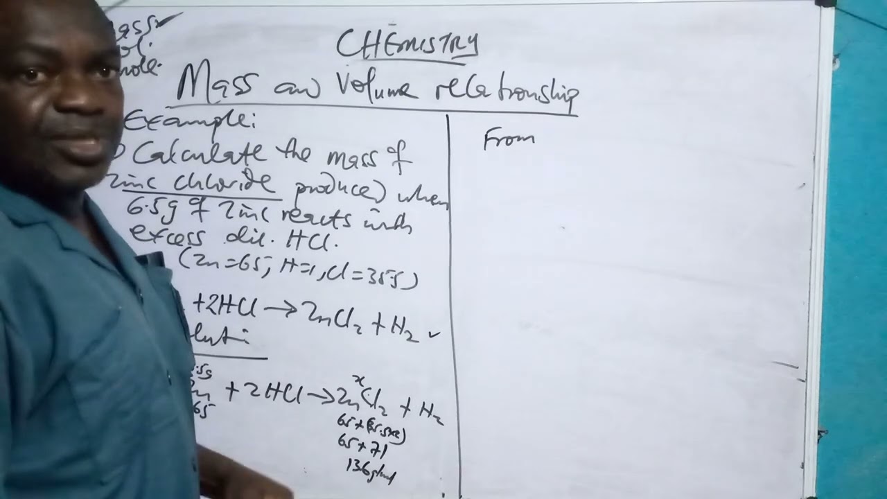MASS AND VOLUME RELATIONSHIP (Calculations)