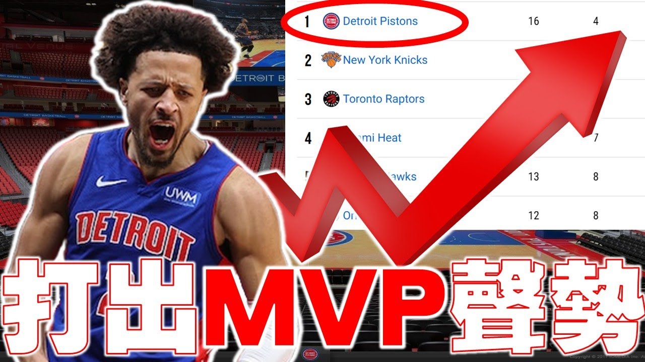 CC成美國MVP新希望！活塞站上東區龍頭的秘密！NBA最瘋狂「谷底翻身」Cade Cunningham帶隊連勝｜隊史紀錄13連勝｜活塞越過低谷｜Jalen Duren關鍵爆發｜NBA情報站