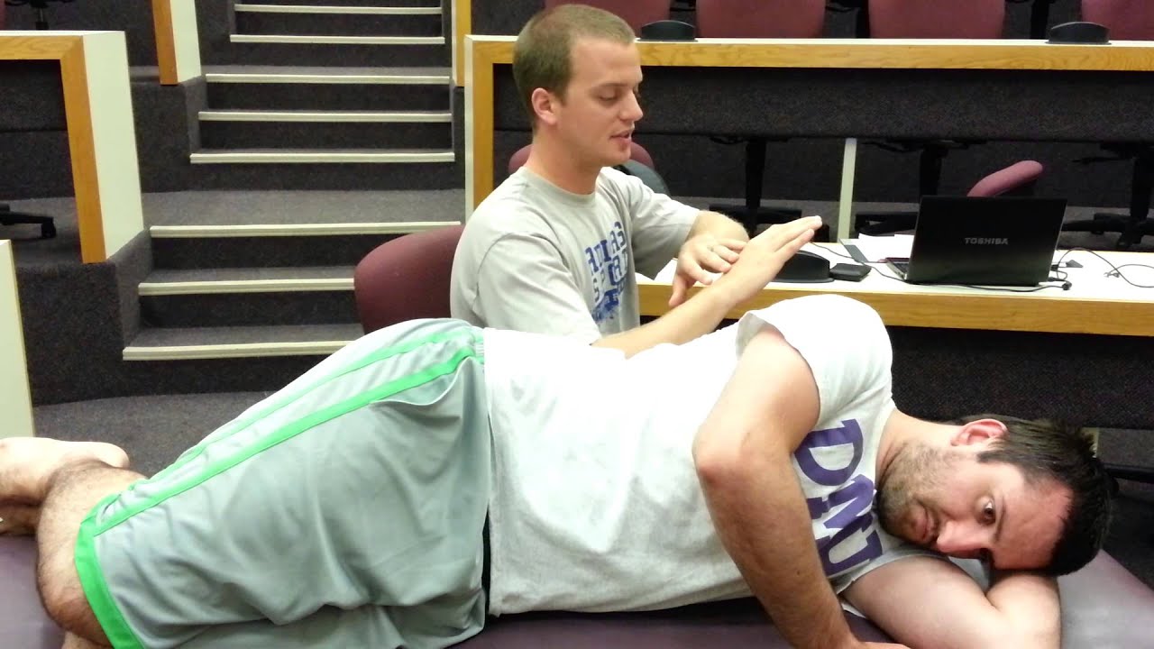 Upper-Mid and Thoracolumbar Soft Tissue Stretch- Lateral Recumbent