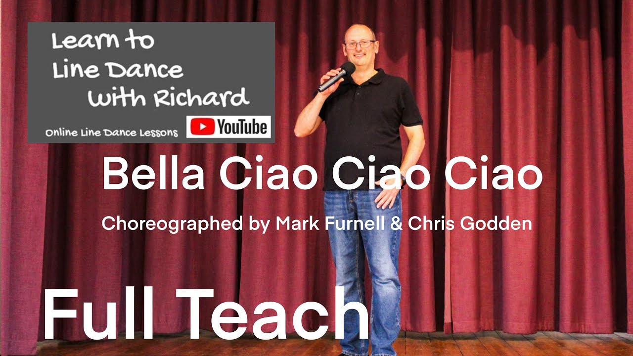 IMPROVER LINE DANCE LESSON 82 - Bella Ciao Ciao Ciao - Part 1 - Full Teach