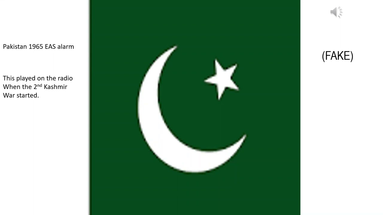 Pakistan 1965 EAS alarm