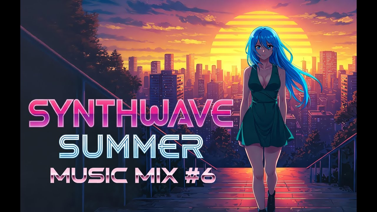 Synthwave Summer Music Mix #6 / Retrowave / Chillsynth / Chill Lofi To Work, Study, Sleep, Relax