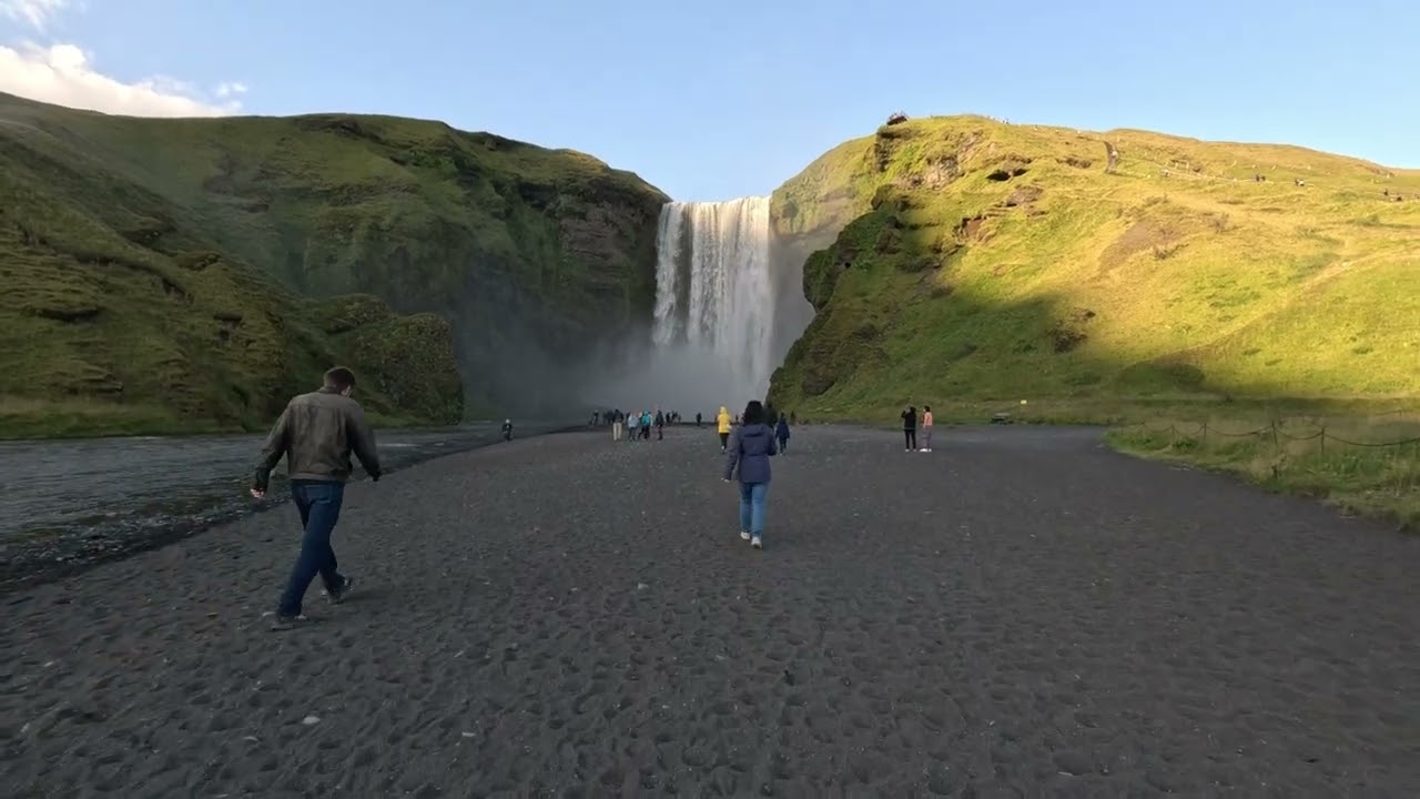 Iceland - Skogafoss Waterfall - 20 August 2024 - 4K- @Wandering_sPots