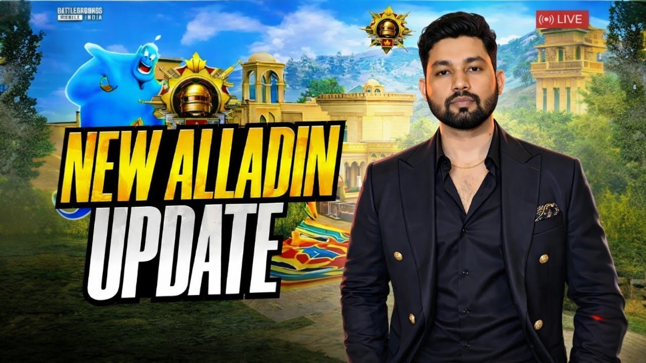 BGMI LIVE : NEW UPDATE 4.2.1 🤩| ALADDIN