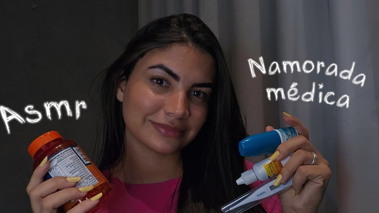 ASMR ROLEPLAY Namorada médica cuidando de você que está doente (com muito amor) 💤💜