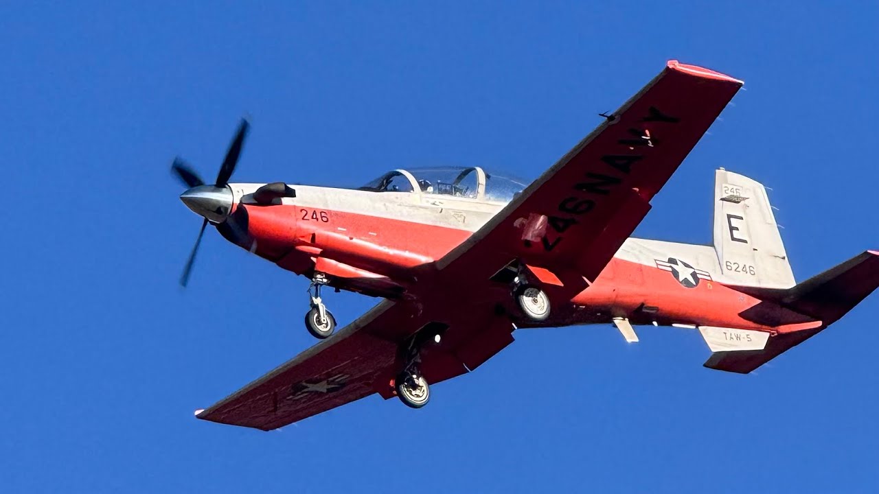 Lockheed T-6Texan II in action