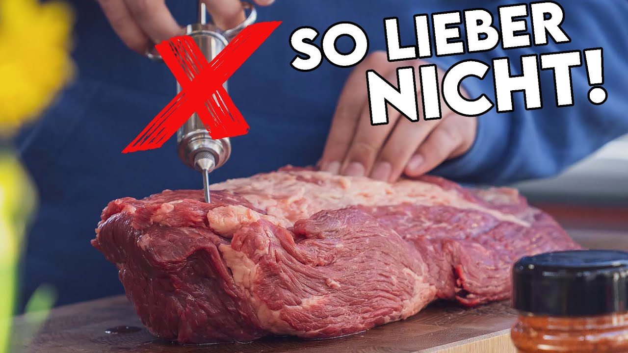 Beef Brisket vom Gasgrill - Bitte lerne aus unseren Fehlern 😣