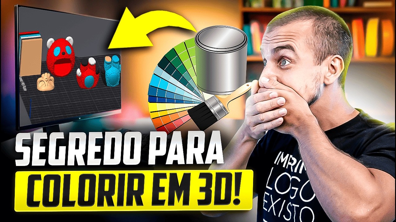 O SEGRED0 para pintar modelos 3D DIRETO NO FATIADOR - TUTORIAL COMPLETO
