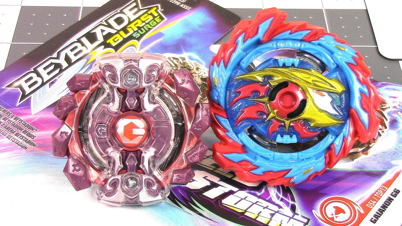 GAIANON G6 vs MIRAGE HELIOS H6 Review & Battle! Beyblade Burst Surge Speedstorm