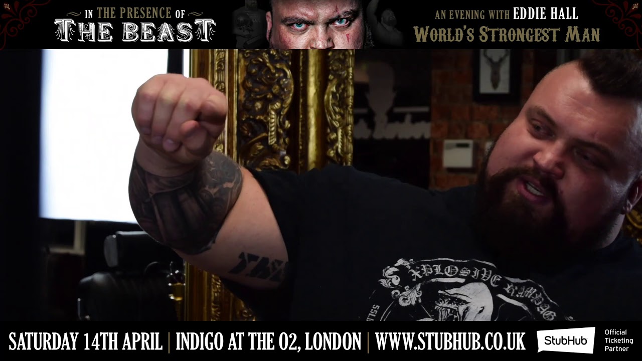 Eddie Hall | Worlds Strongest Man | Talks Big Z | Log Lift - 230Kg?