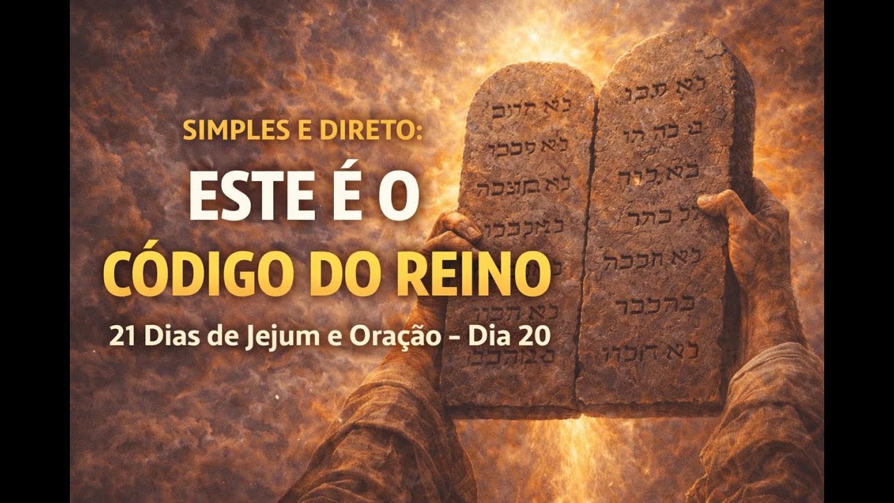 SIMPLES E DIRETO: ESTE É O CÓDIGO DO REINO - 21 Dias de Jejum e Oração  - Dia 20