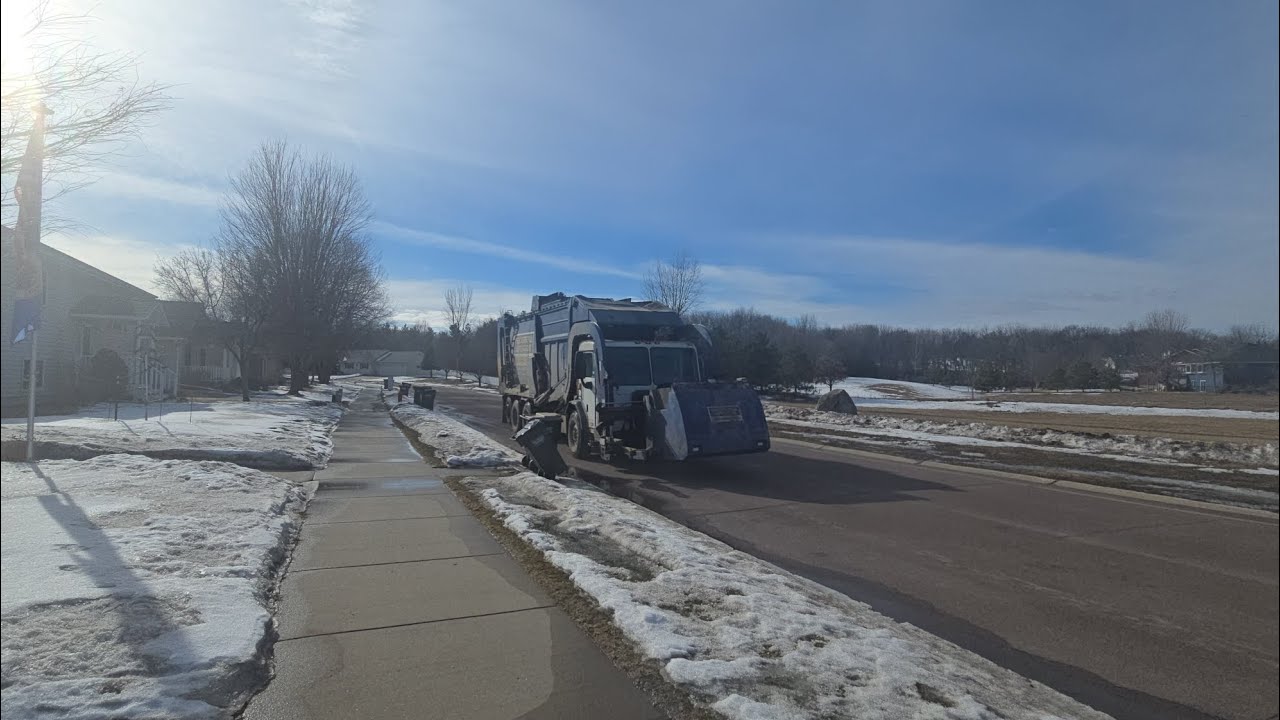 West Central Sanitation garbage truck (February 11, 2025)