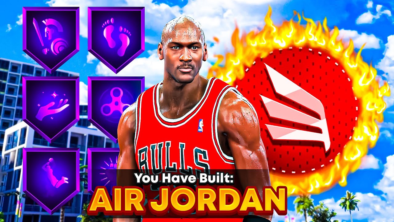 98 MIDRANGE + 94 DUNK MICHAEL JORDAN BUILD is a CONTACT DUNKING GLITCH in NBA 2K24