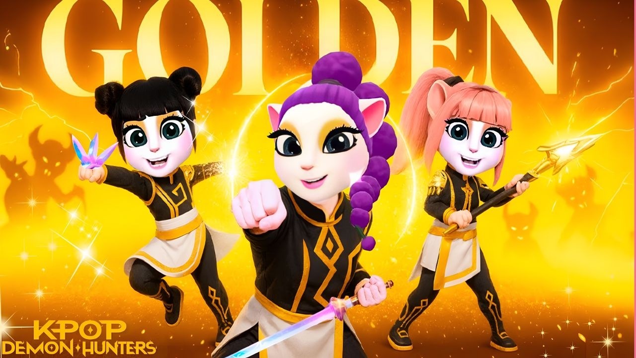 ✨🌈ANGELA 2➕GOLDEN  K POP HUNTERS New Update Cosplay