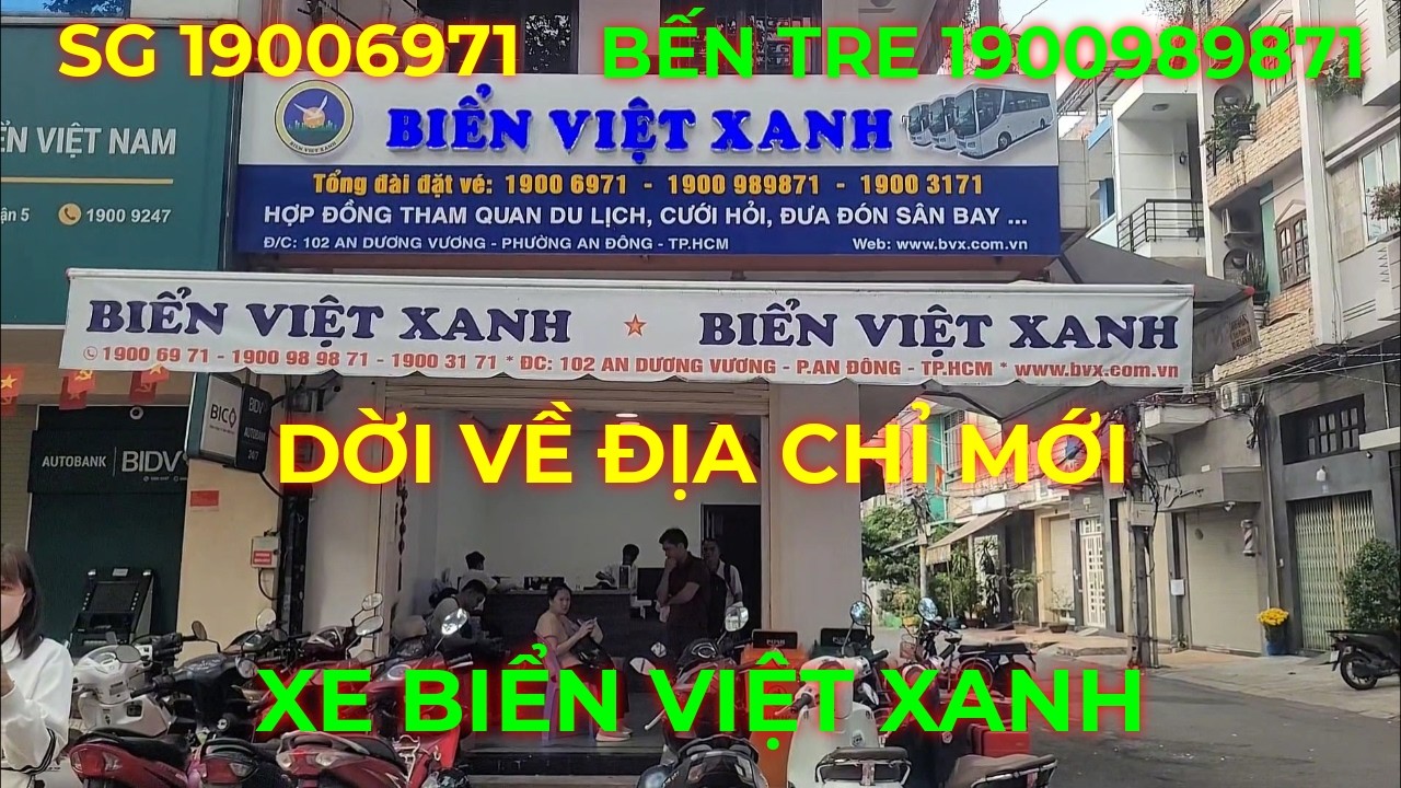 Xe khách Biển Việt Xanh (Chợ Lách Bến Tre - Sài Gòn), ngắm phong cảnh miền quê sông nước