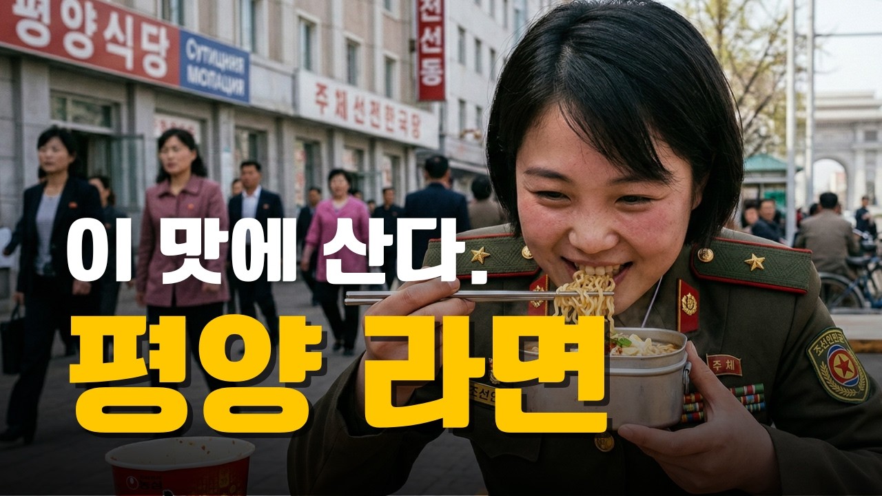 [충격] 평양 한복판에서 한국 라면 먹는 북한 여군?! 🔥 금지된 맛에 터진 리얼 반응