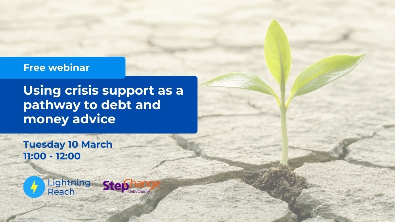 Using crisis support as a pathway to debt and money advice