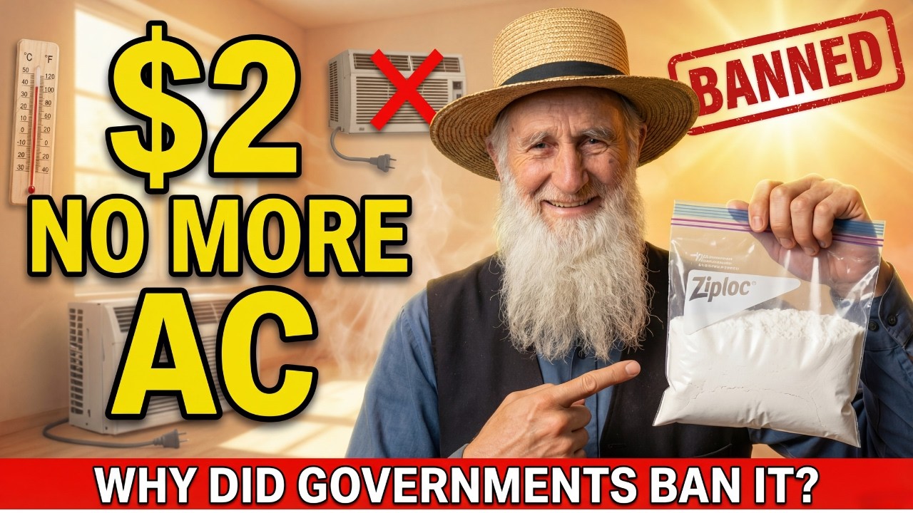 This $2 Amish Cooling Hack That Beats Air Conditioners – Why Did Governments Ban It?