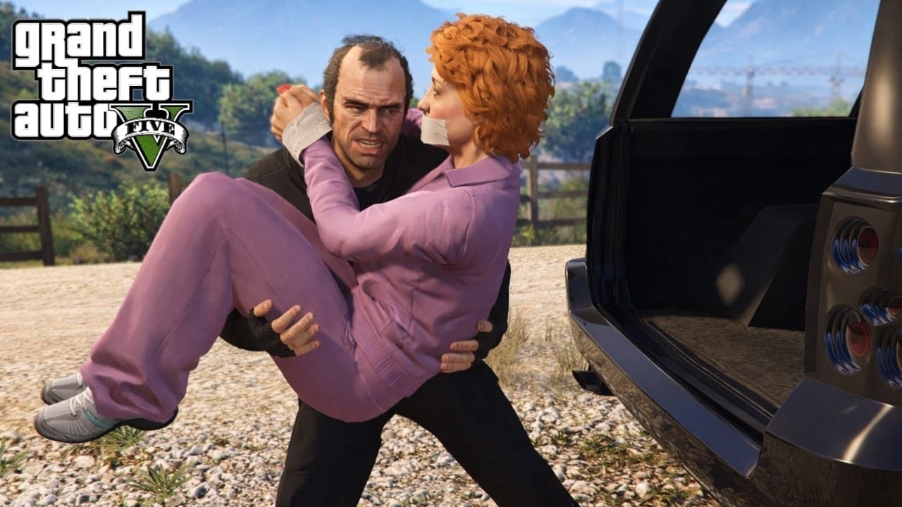 TREVOR MENCULIK SEORANG WANITA...GTA V PART 12