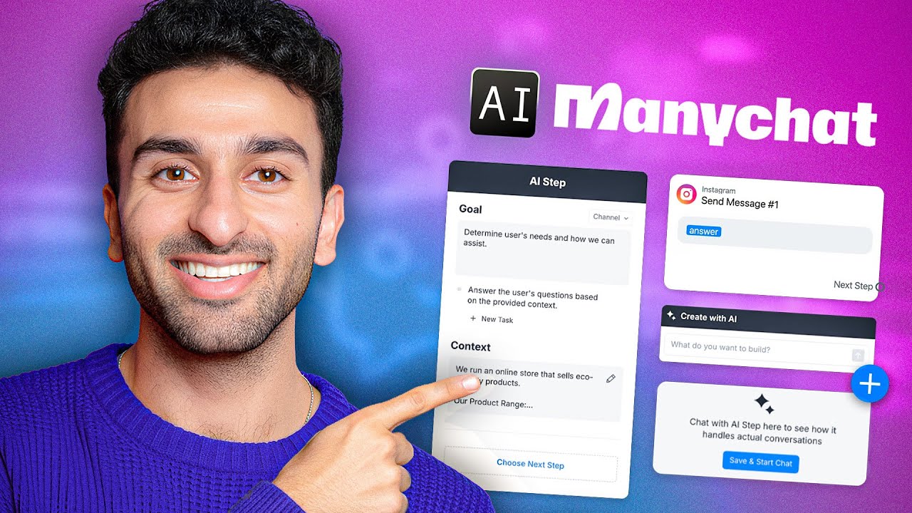 How To Automate Your Instagram DMs with AI + Manychat (Under 5 Minutes!)