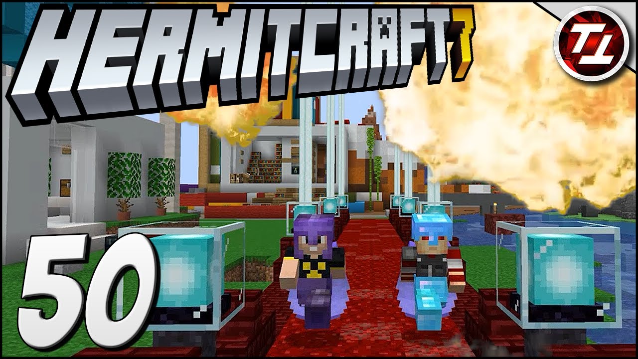 Laser Beams and Explosions!! (minus Explosions) - Hermitcraft 7: #50