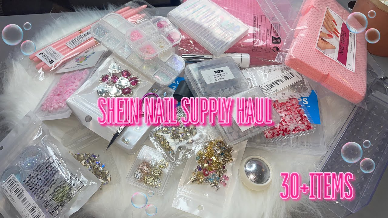 SHEIN NAIL SUPPLY HAUL 🫧 | 30 + ITEMS | Kayynailsit