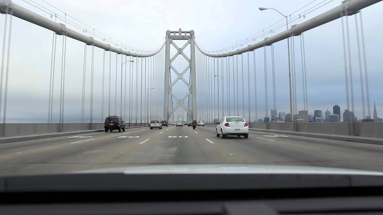 Driving through Oakland Bay Bridge (Westbound)