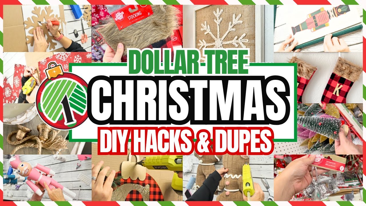 Dollar Tree Christmas DIY Hacks & Dupes That Look EXPENSIVE 🎄You Won’t Believe!