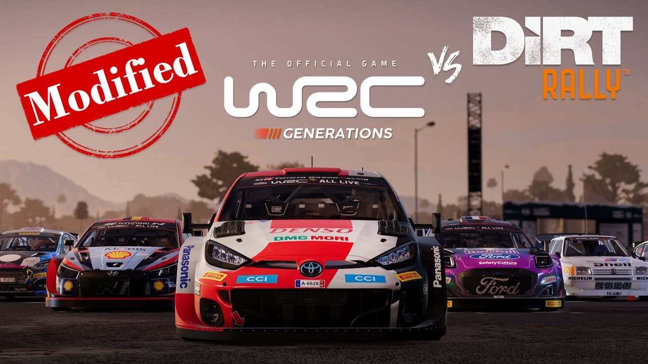 Modified WRC Generations vs. Modified DiRT Rally