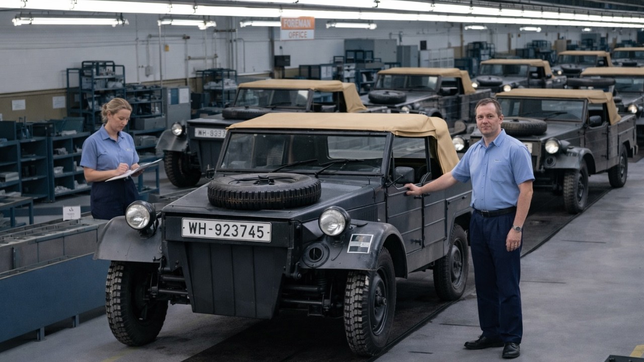 Inside the 1942 Kübelwagen Factory: How Germany Built the Axis Jeep That Challenged the Willys MB
