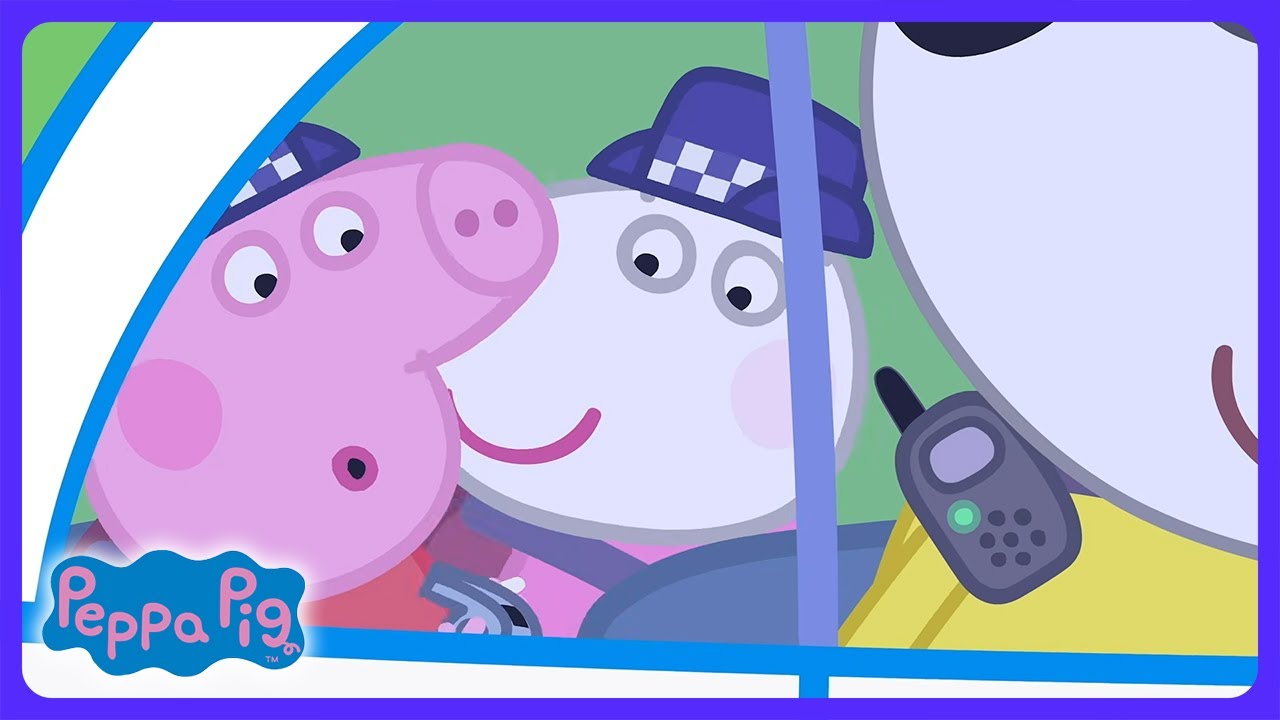 Peppa Pig - Politieauto avontuur | Kindertelevisie | WildBrain Leerlaboratorium